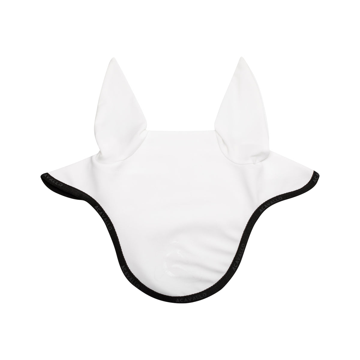 Elastane fly veil silicone logo