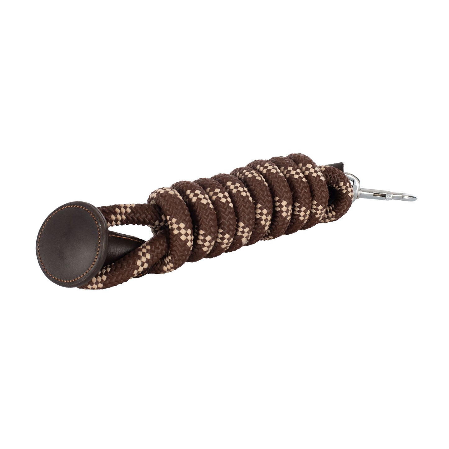 Braided lead rope leather ends