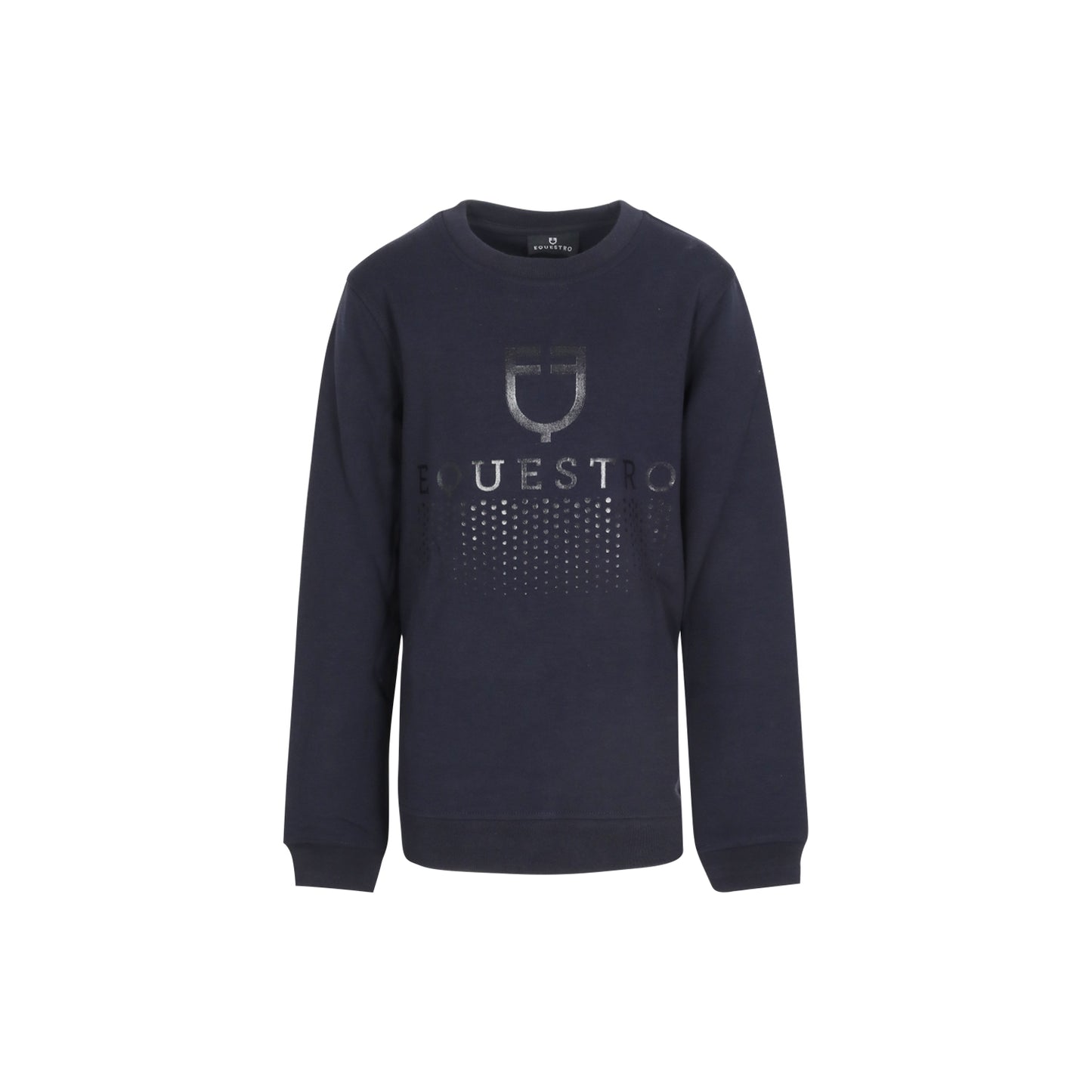 Kids’ crewneck sweatshirt with logo on the chest