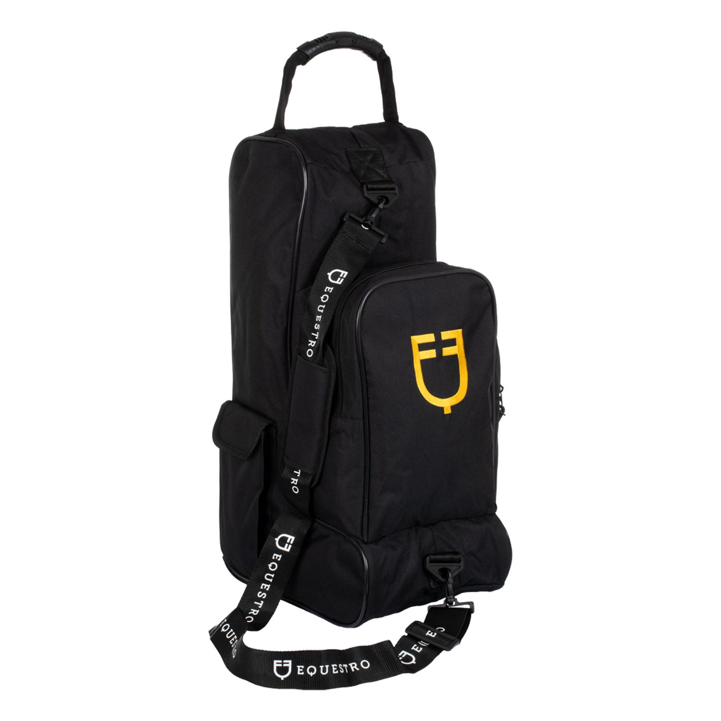 Boot and helmet bag with two zippers