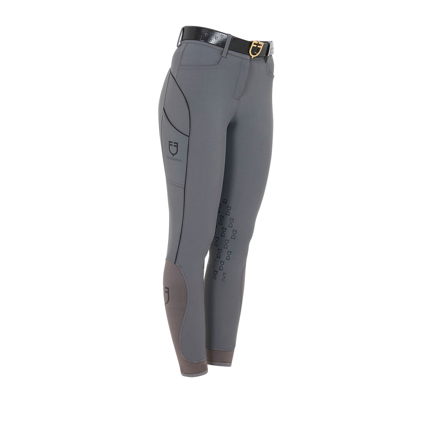 Women's slim fit breeches with knee grip