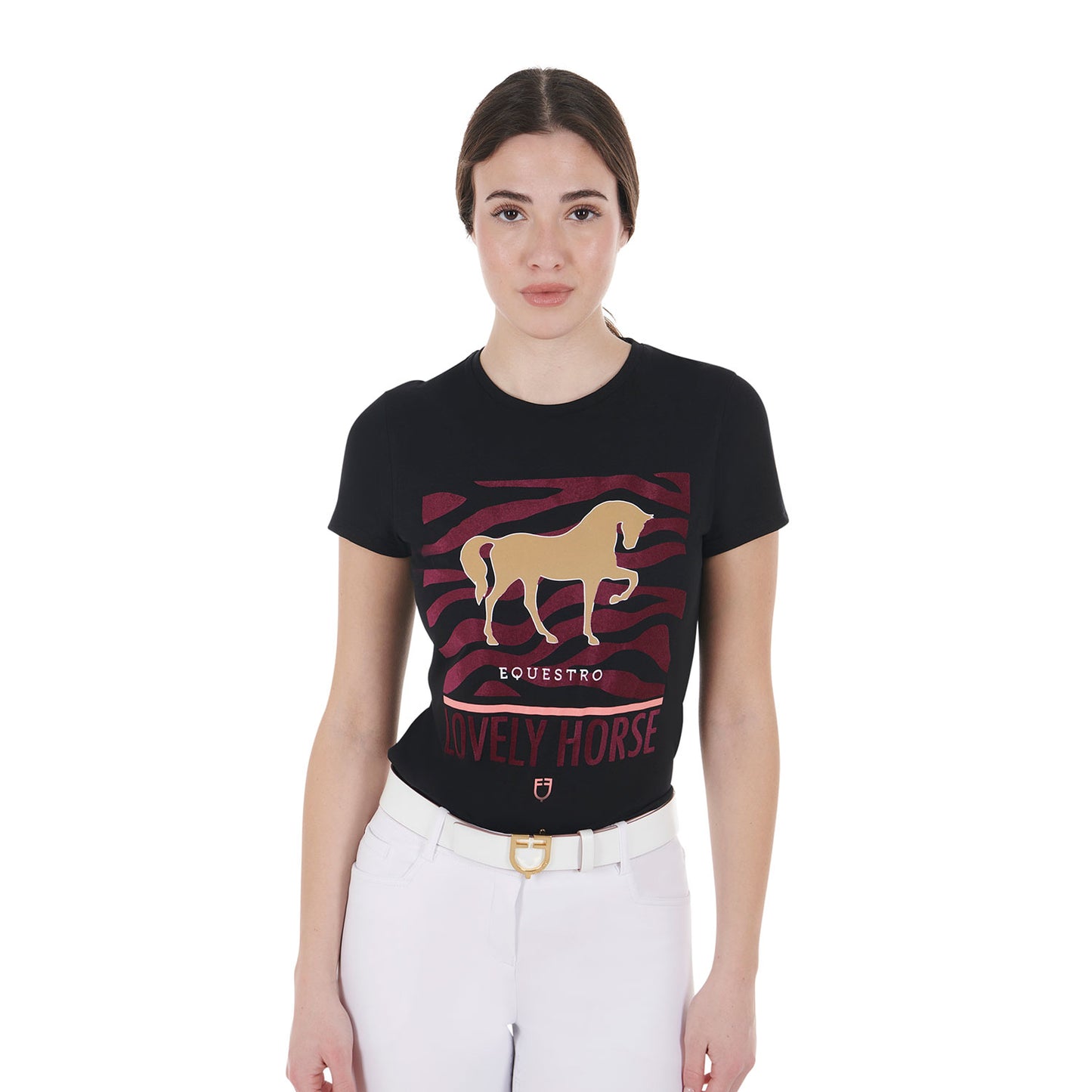 Women's Lovely Horse cotton T-shirt