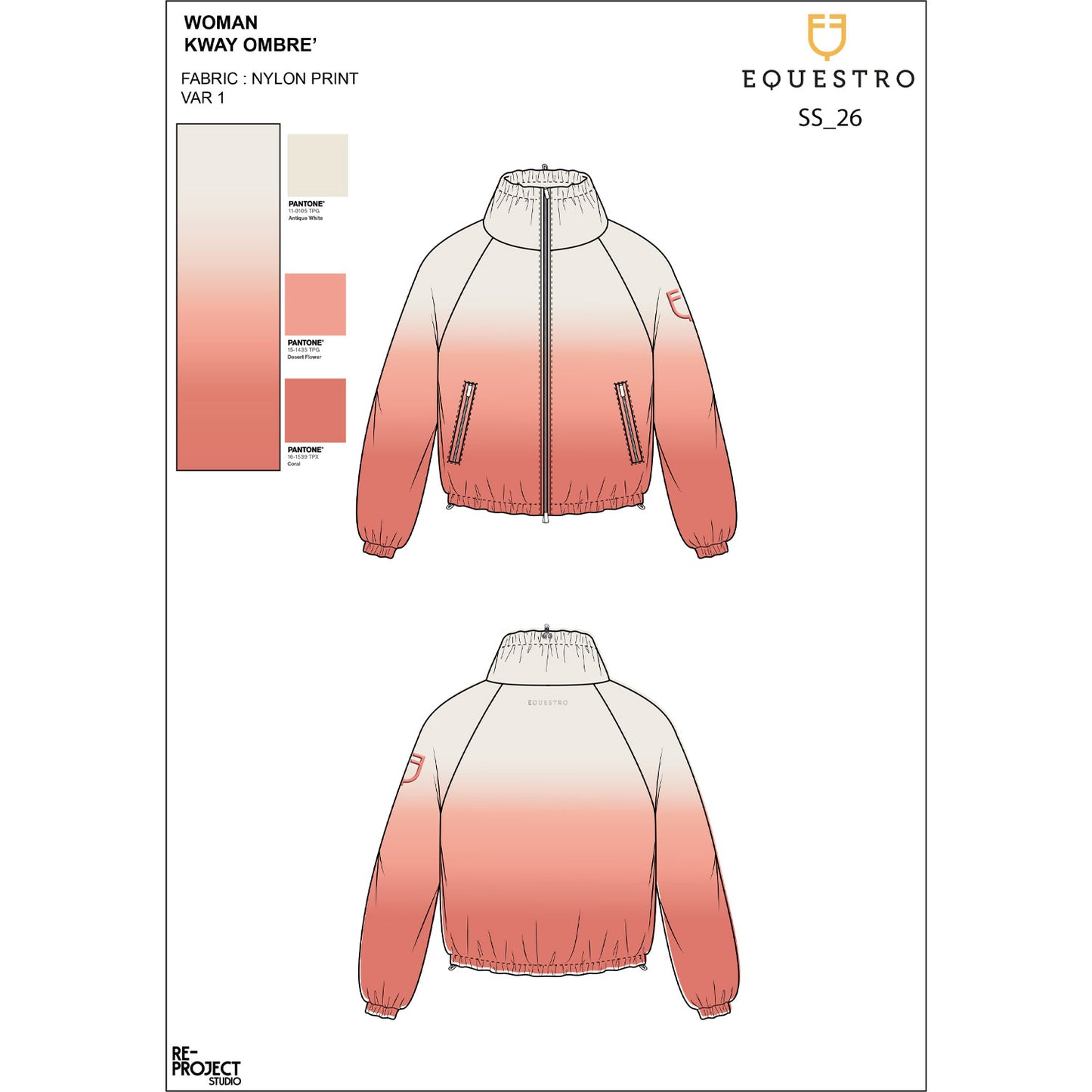 Women's water-repellent outerwear