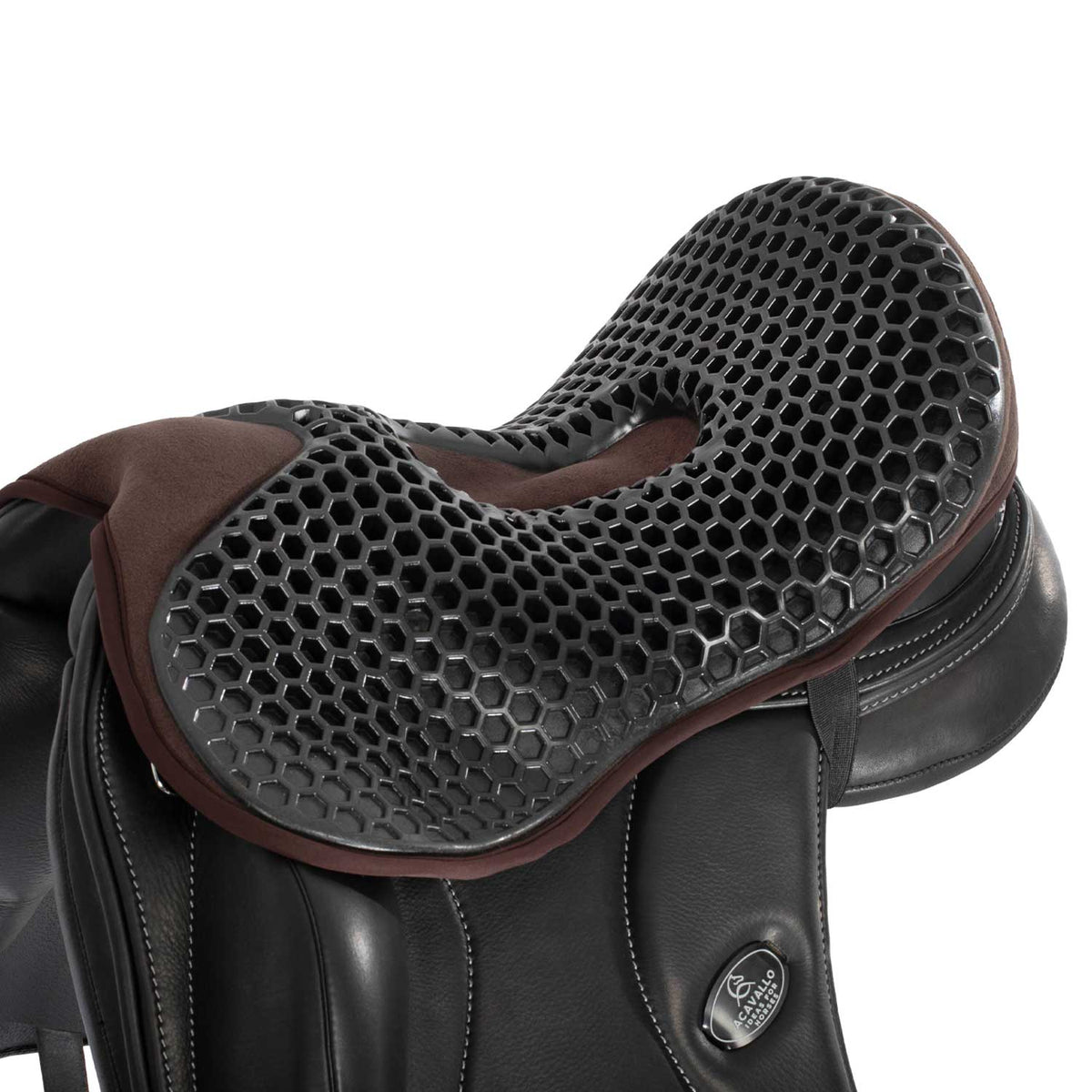 Ortho-Pubis seat saver dressage Hexagonal gel-out Dri-lex 20mm
