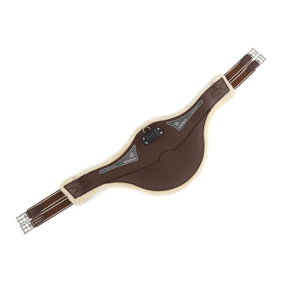 Jumping stud guard girth Classic gel PVC detachable faux sheepskin