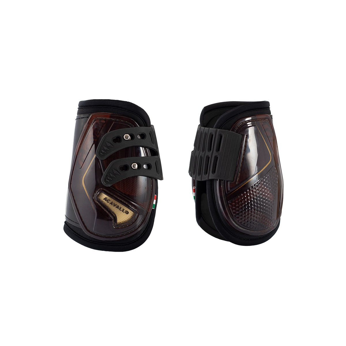 Opera fetlock boots elastic and button fastening
