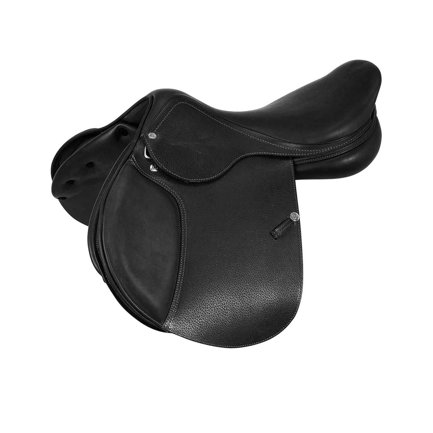Roma jumping saddle wooden tree hammered leather