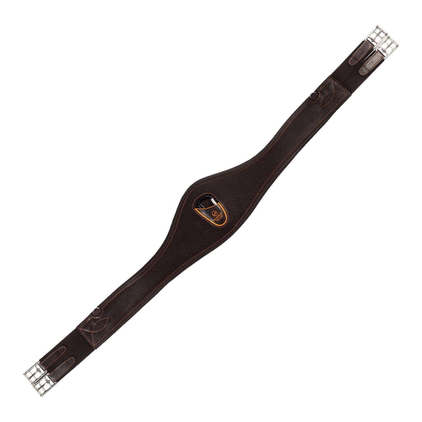 LEATHER SHAPED GIRTH BUFFALO LEATHER