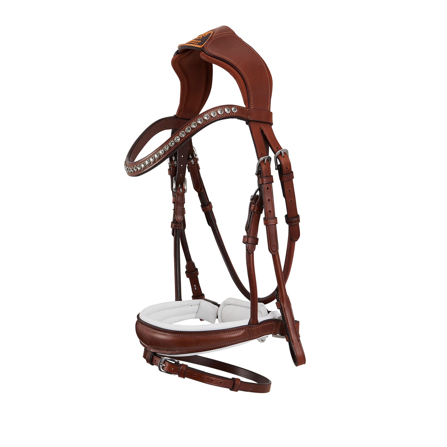 Poesia bridle calfskin