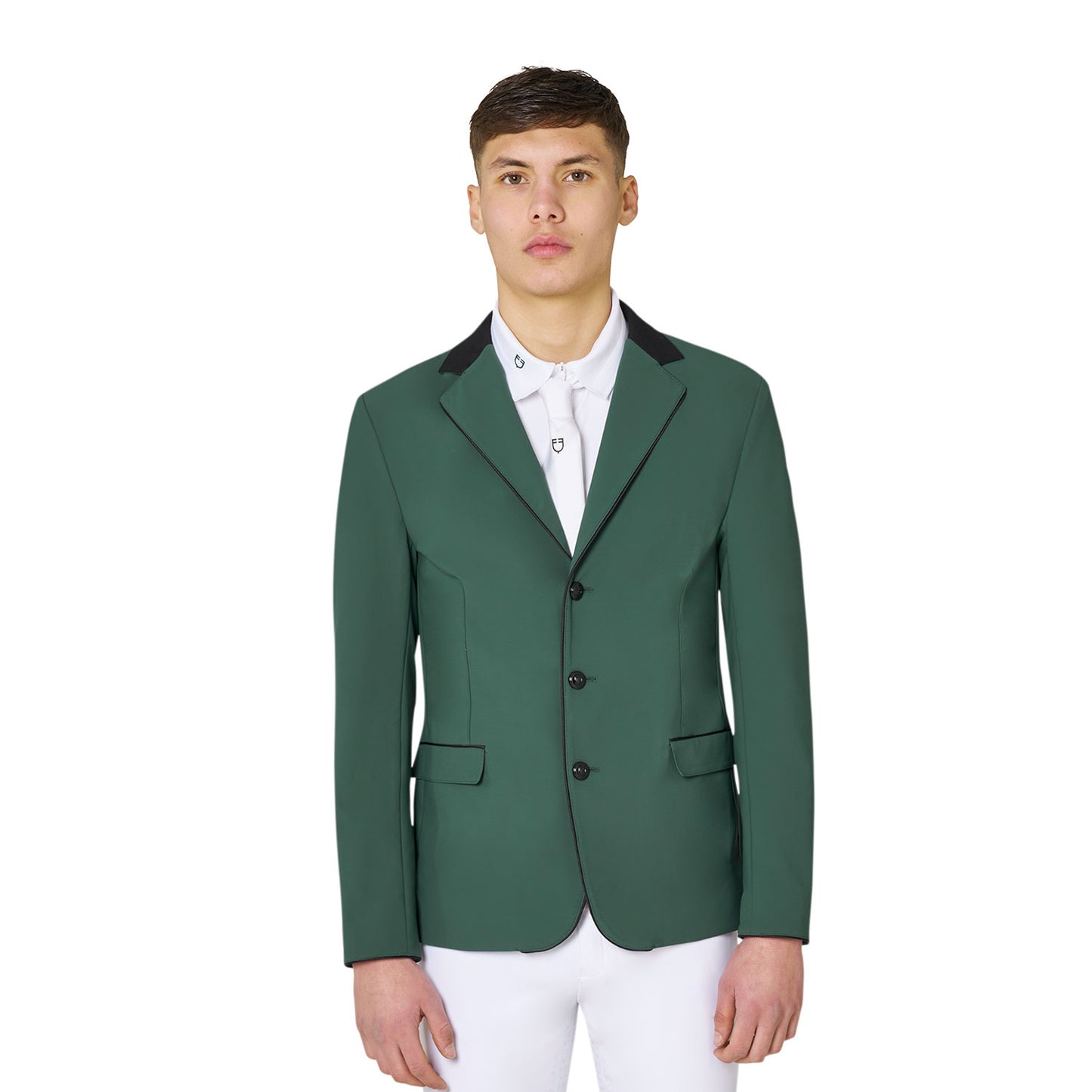Men's competition jacket with three buttons