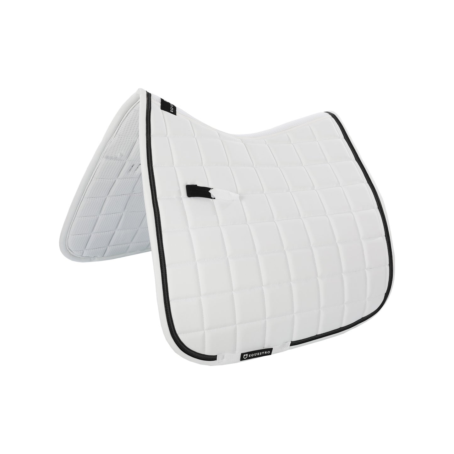 Dressage saddle pad in satin cotton