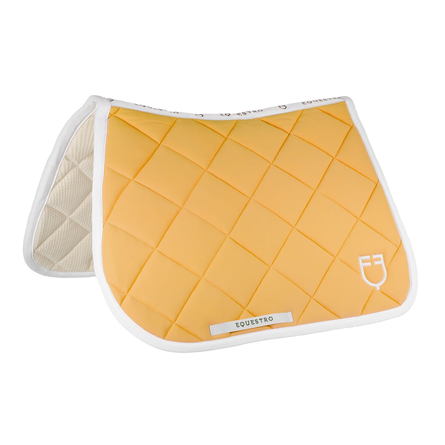Jumping saddle pad in technical fabric