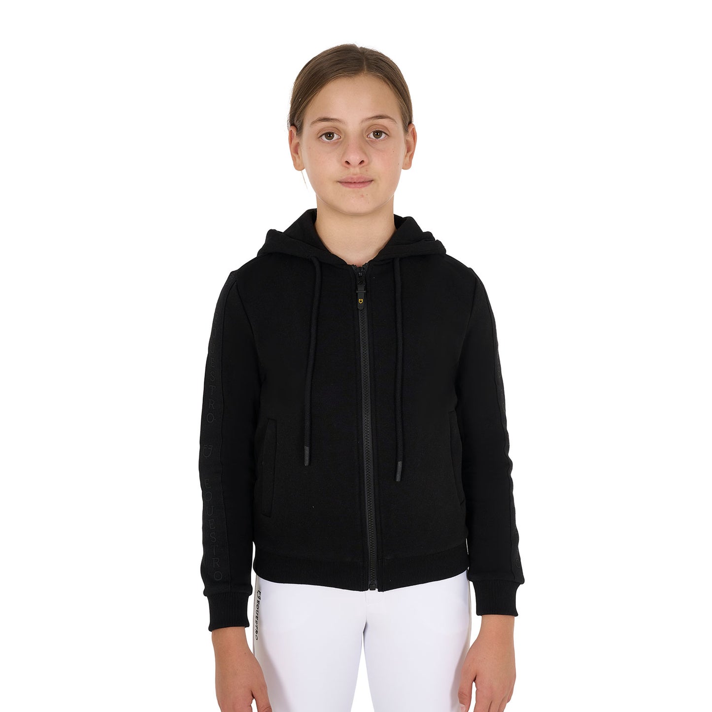 Girls' full zip sweatshirt inner fleece