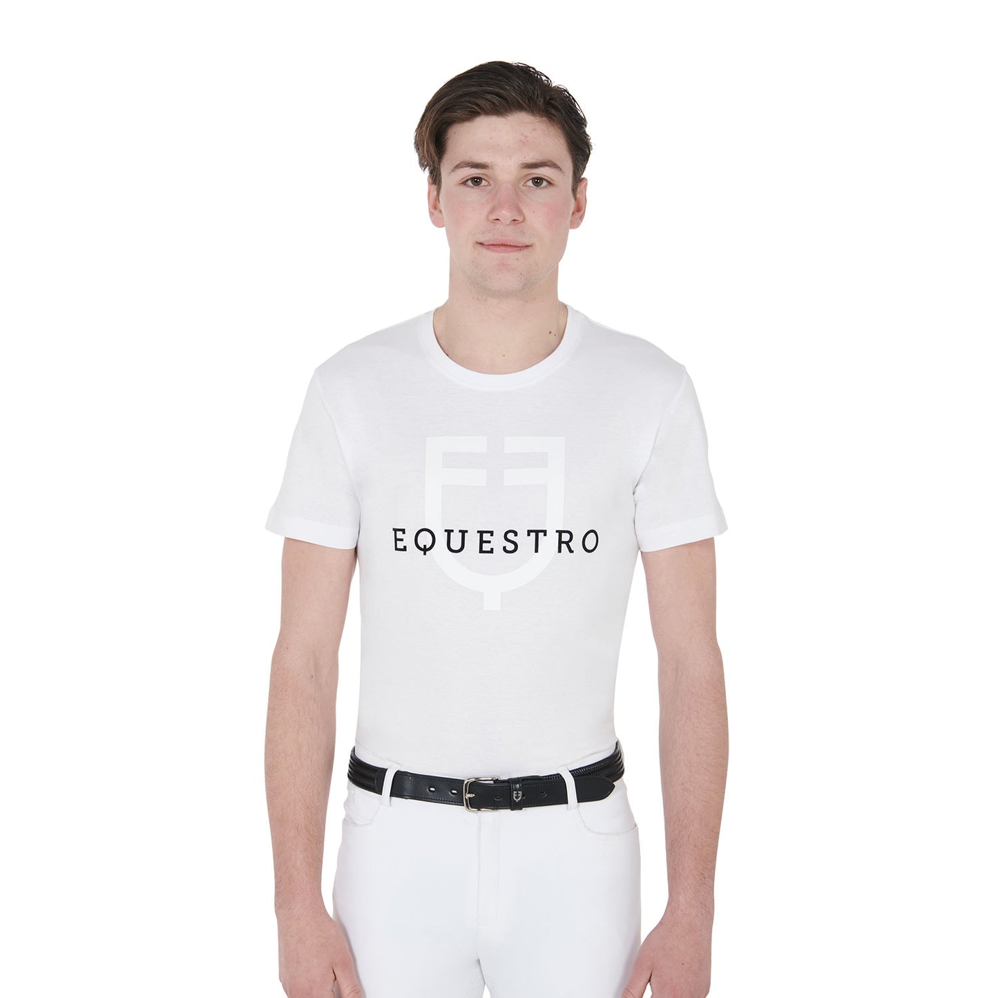 Men's slim fit t-shirt with logo on the chest