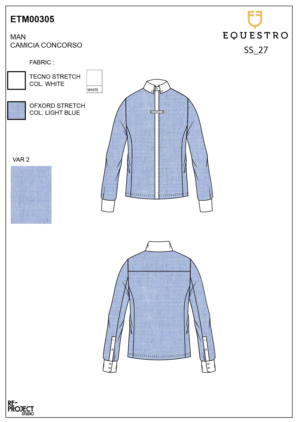 Men's competition shirt