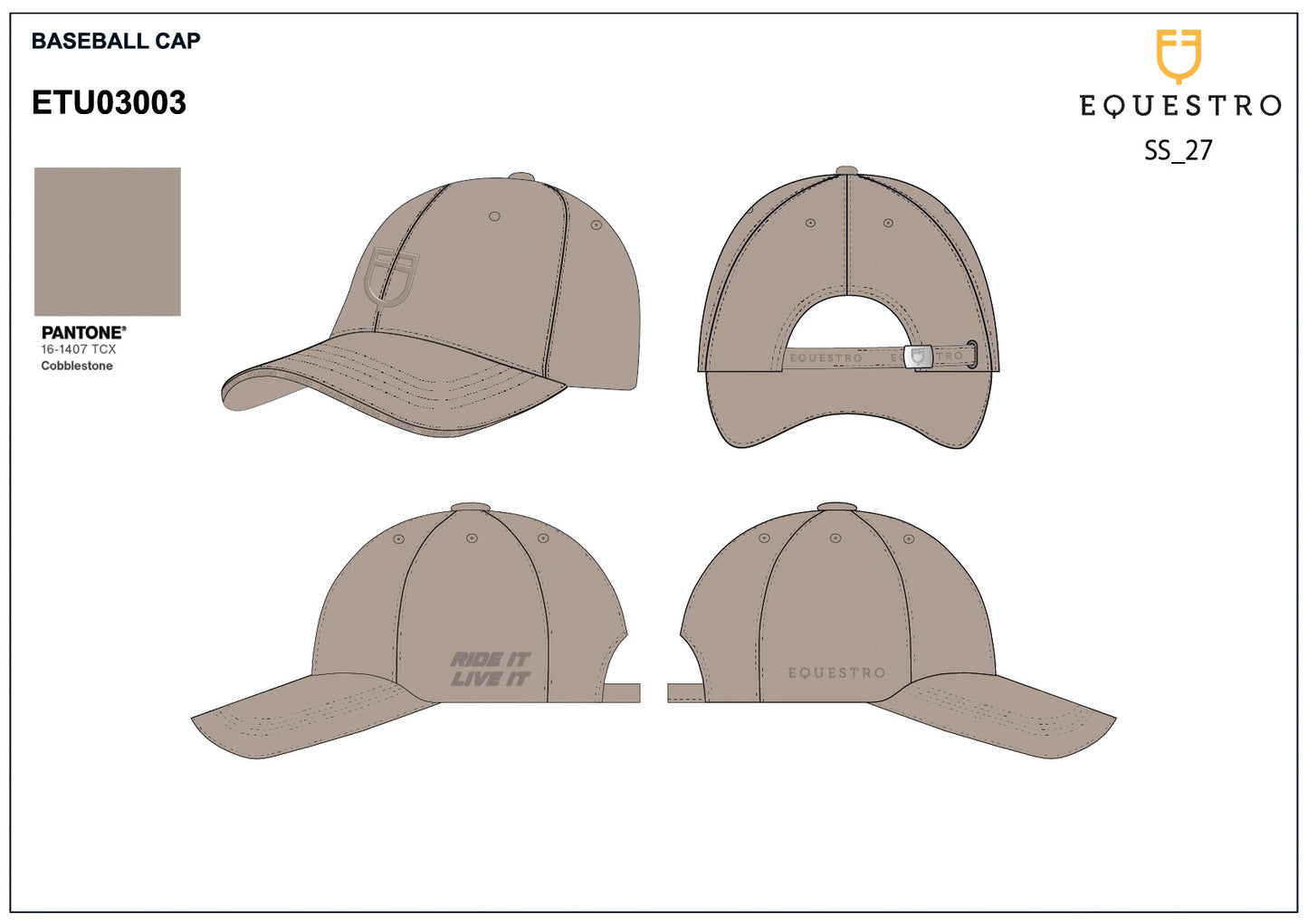 Unisex baseball cap