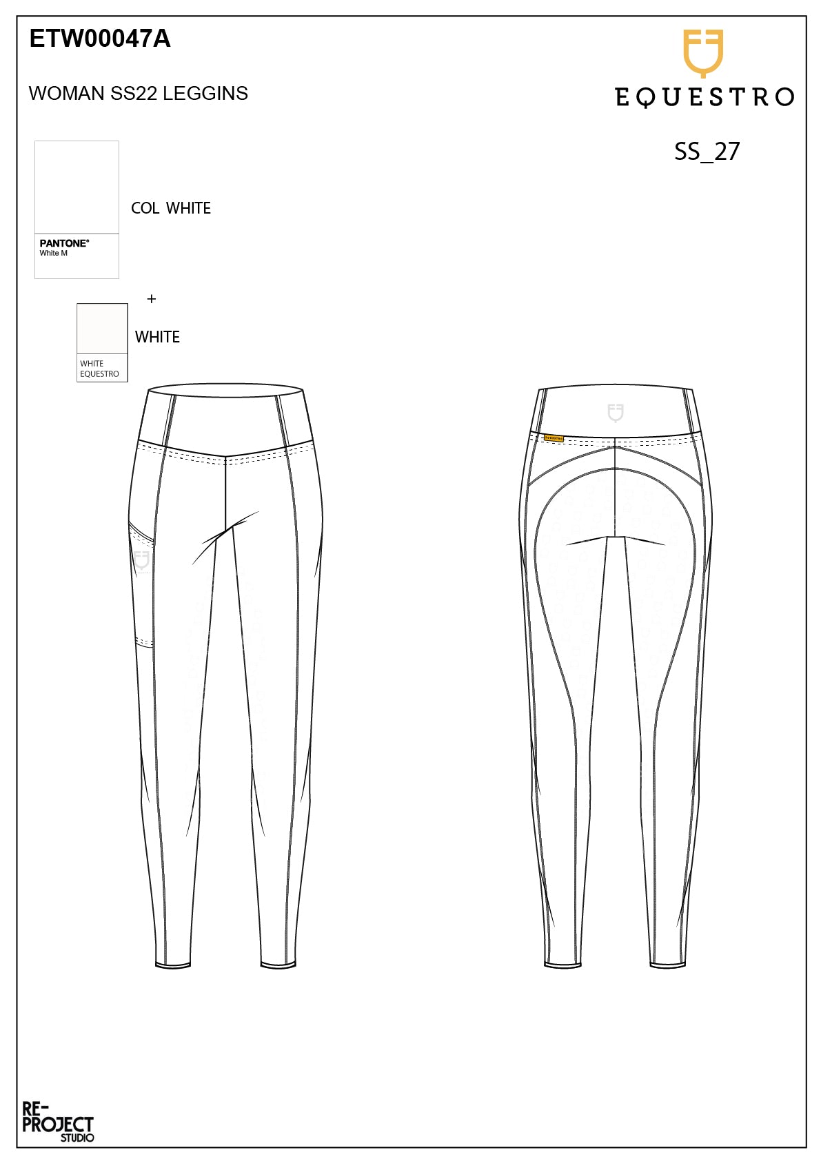 Women's slim light light leggings