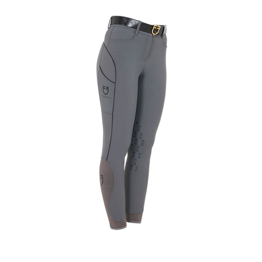 Women's slim fit breeches with knee grip