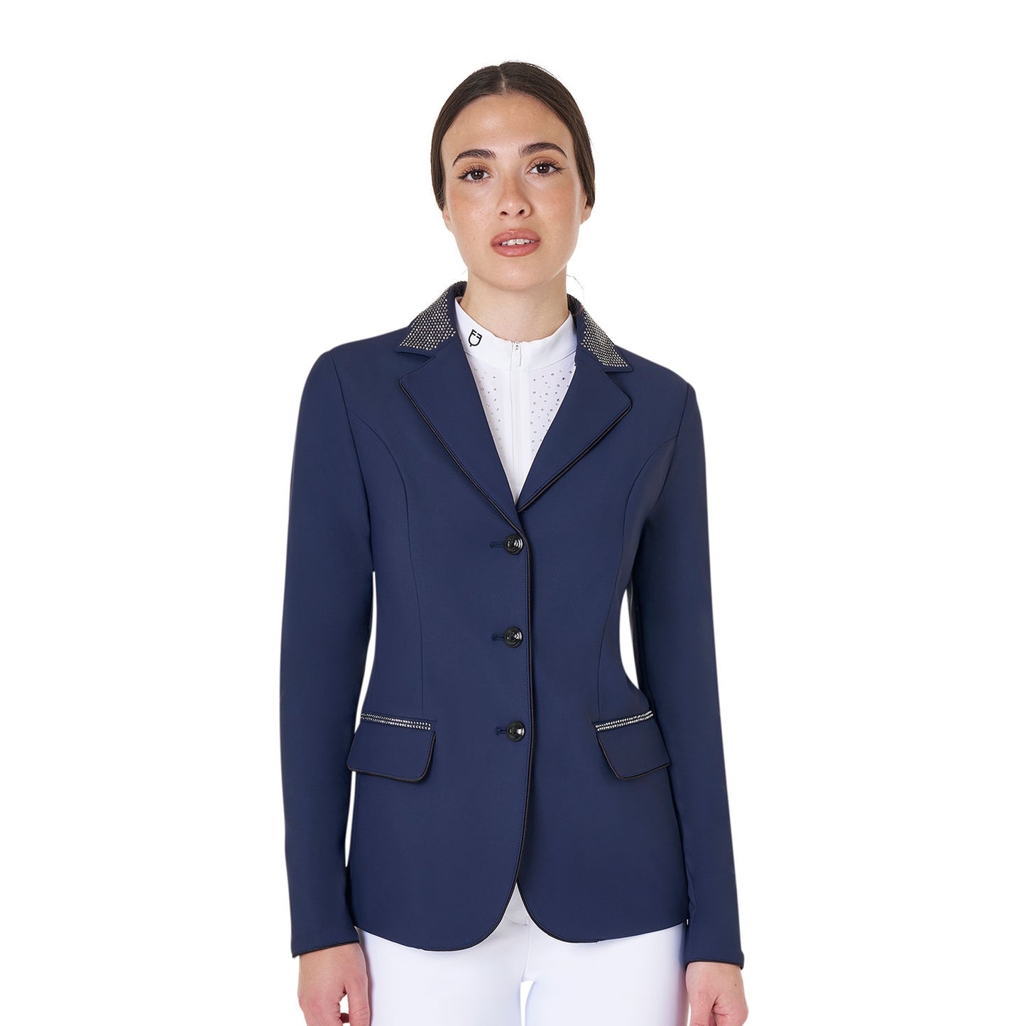 Women's competition jacket with rhinestones