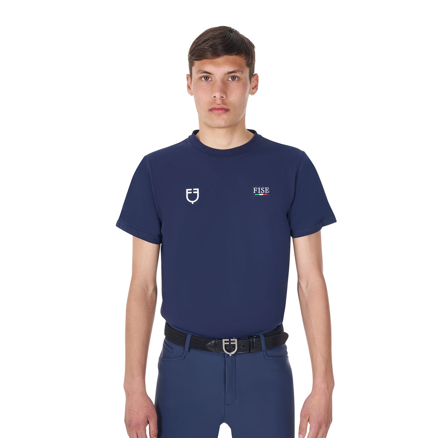 Men's slim fit T-shirt Equestro X FISE