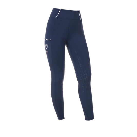 Women's slim fit full grip leggings Equestro X FISE