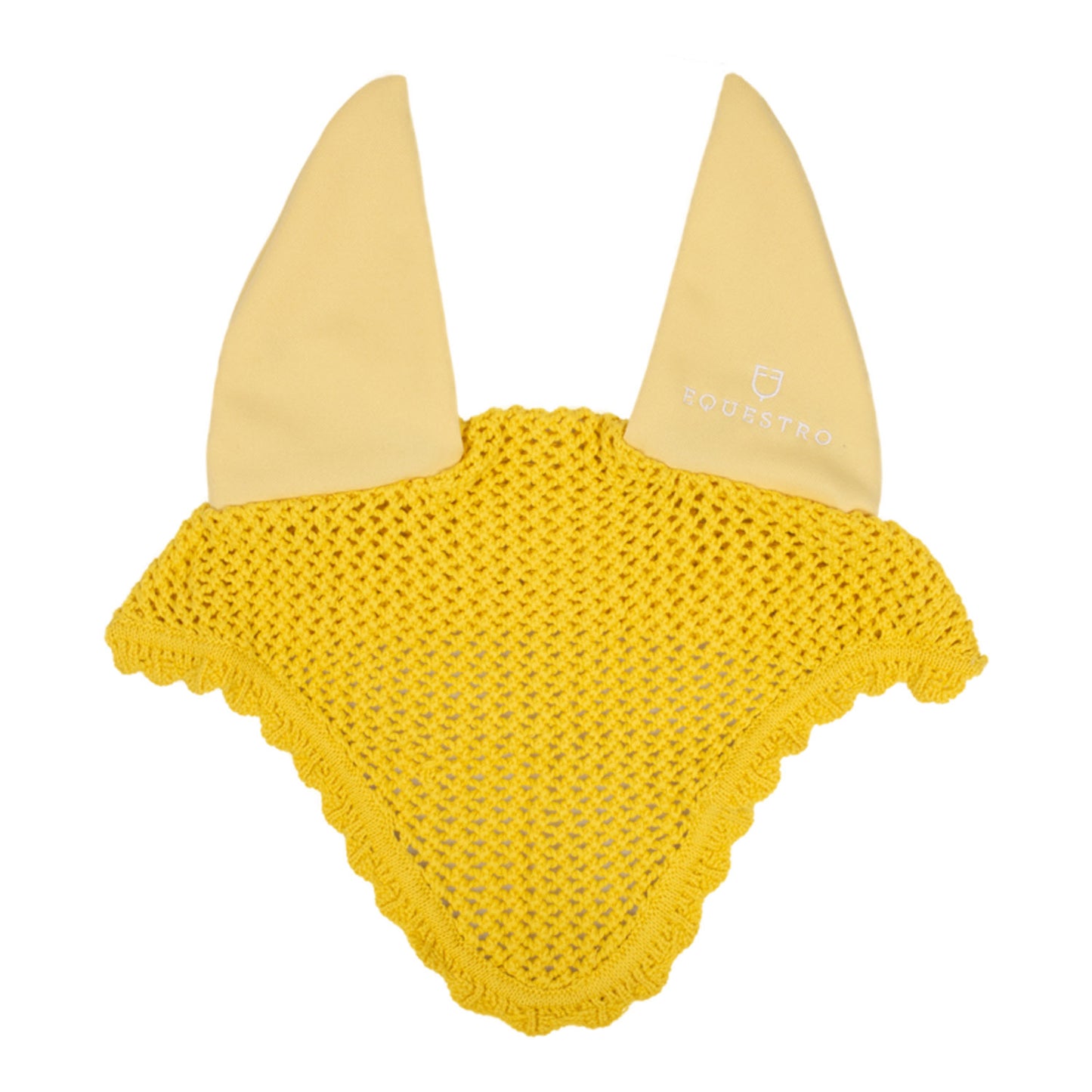Knitted fly veil with elastic ears